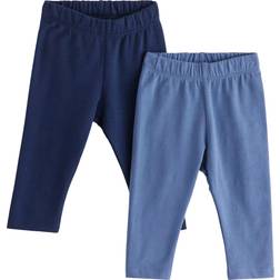Lindex Leggings Brushed Inside Basic - Navy