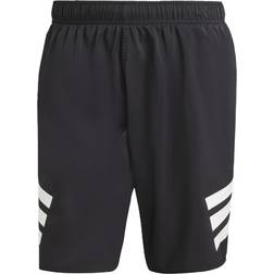 adidas 3-Stripes Swim Shorts 8-Inch - Black/White