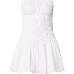 Hollister Strapless Bubble Mini Dress - White