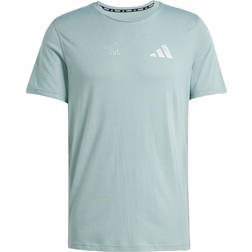 adidas Ultimate Metallic Graphic T-Shirt - Silver Green