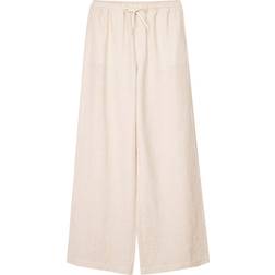 Bershka Pantalon - Sable/Blanc Cassé