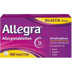 Allegra - schnell bei Heuschnupfen & ganzjährigen Allergien 100 Stk. Tablette
