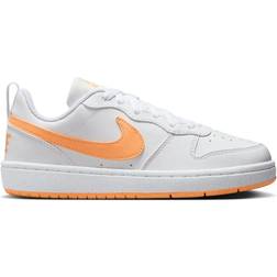 Nike Kids' Grade School Court Borough Low Recraft Shoes - White/Peach