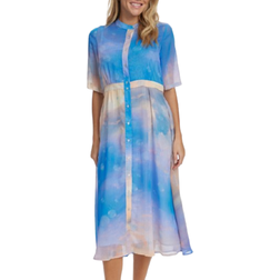 Nümph Nukyndall Ss Skye Dress - Cerulean