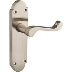 Designer Levers Scroll Door Handle Satin 3 93x42mm