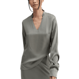 Ahlvar Gallery Alila Silk Blouse Blusar Dam - Grön