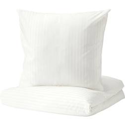 IKEA NATTJASMIN Bettwäsche-Set, 3-teilig Bettbezug Weiß (220x240cm)