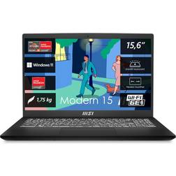 MSI Modern 15 Lifestyle & Business Laptop, 15,6