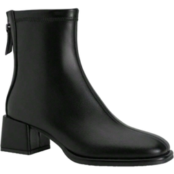 Shein Women Thick Heel Ankle Boots Short Boots White Skinny Boots French Style High Heel Boots For Autumn And Winter