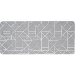 OHS Mason Geo Runner 50 x 120 cm - Light Silver, Grey 50x120cm