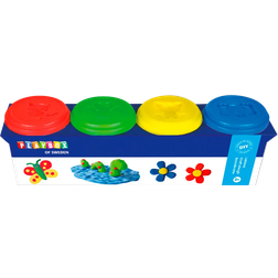 PlayBox Modellervoks 4 farver 140g 4 stk