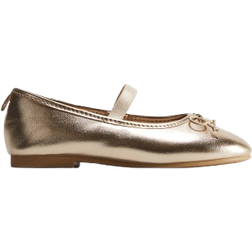 H&M Ballet Pumps - Gold/Coloured