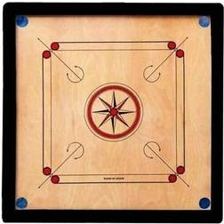 Kidzbuzz 36x36 W/ stand Carrom Board Game Indian Coins, Stand