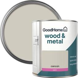 GoodHome GoodHome Cancún Satin Metal 750Ml Wood Paint Cancun 0.75L