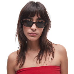 & Other Stories Slim Cat Eye Sunglasses Brown Tortoiseshell