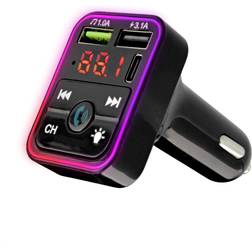 Onn Bluetooth FM Transmitter Car Charger Screen
