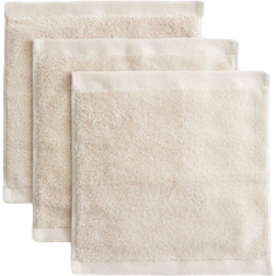 H&M 3er-Pack Waschlappen aus Frottee 30x30 Gästehandtuch Beige (30x30cm)