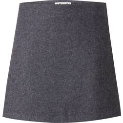 Aware Tailored Mini Skirt - Dark Grey Melange
