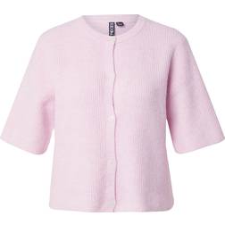 Pieces Pcsilly Ss O-Neck Knit - Lyserød