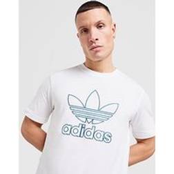 adidas Outline Trefoil T-Shirt - White