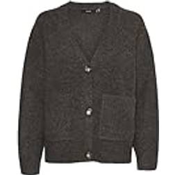 Vero Moda Vmboom Stickad Kofta V-neck Button Cardig