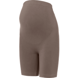 Mamalicious Leggings Tia Jeanne Shorts - Brungrå