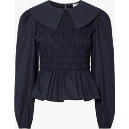 Y.A.S Roma Long Sleeve Top - Blå