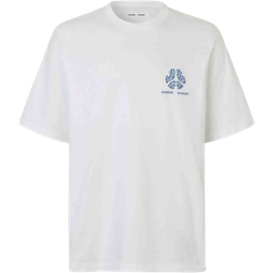 Samsøe Samsøe Sajournal T-shirt - White Peace
