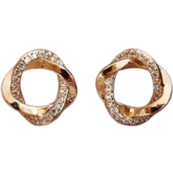 Shein Rhinestone Decor Stud Earrings