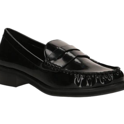 Topshop Carter Loafers Med Rynkede Detaljer - Sorte