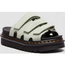 Dr. Martens Women's Raine Slides Suede Sandals - Green