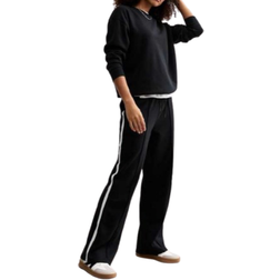 New Look Joggingbukser Med Sidestribe - Sorte
