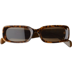 Weekday Cruise Squared Sunglasses - Brown