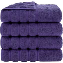 Latitude Run Edison Collection 100% Cotton Turkish Set 27.0 W in Purple Bath Towel Purple (137.2x68.6cm)
