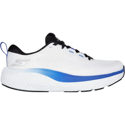 Skechers Women's GO RUN Supersonic Max Sneaker Wht/Black/Blue Textile/Synthetic Vegan Machine Washable