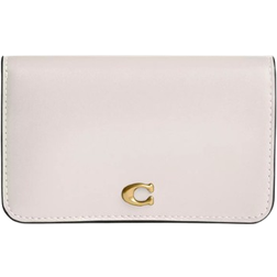 Coach Essential Slim Card Case - Brass/chalk