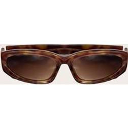 PrettyLittleThing Tortoiseshell Chunky Angled Sunglasses - One Size
