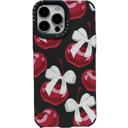 Shein Matching Phone Cases pc Trendy Cartoon Cat Ear Design Phone Case Transparent Material Compatible With Apple IPhone ShockProof Protective Cover Suitab