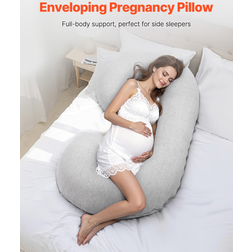 VEVOR Coussin De Grossesse Oreiller Maternité Forme C