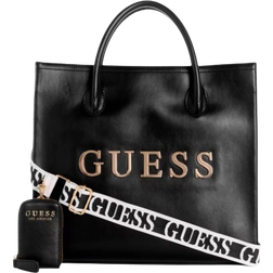 Guess Factory Caracara Tote Black (One Size)