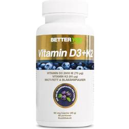 Better You Vitamin D3+K2 60 st