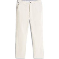 Tommy Hilfiger Denton Stretch Structured Straight Leg Chinos - Ivory Silk