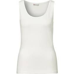 Street One Basic Top - Enfärgad/Vit