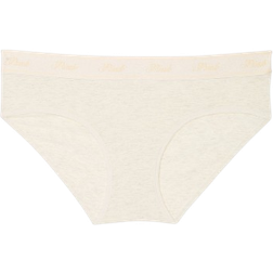 PINK Logo Cotton Hiphugger Panty - Beige - Women's