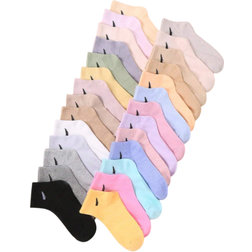 Shein Pairs Children Random Color Athletic College Style Japanese Simple Fashion SkinFriendly Comfortable Breathable AntiOdor Kids Short Socks