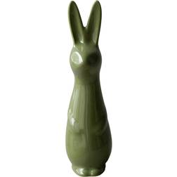 DBKD Swedish Rabbit Dekoration Small Shiny Green Påskdekoration 17cm