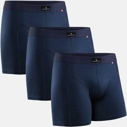 Danish Endurance Classic Trunks 3-pak - Navy