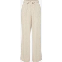 Pieces Byxa PCPia Byxor Med Vida Ben - Beige