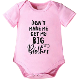 Shein Baby Girl Casual Flower Letter Slogan Printed Triangle Romper With Short Sleeves