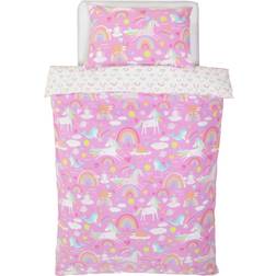 Argos Home Unicorn Bedding Set Pink